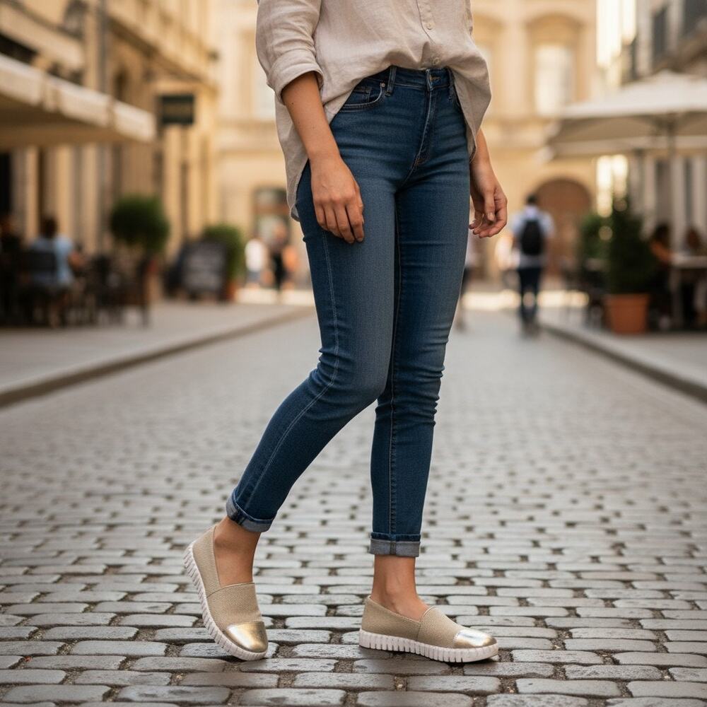 Steven Natural Comfort – Slip-On Flats (Natural) - Picture 3 of 7